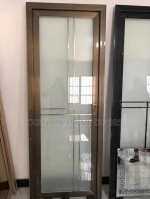 Turkey Steel Full Glass Bronze (Master/Madam Toilet Door)