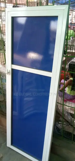 Aluminum Toilet Door.