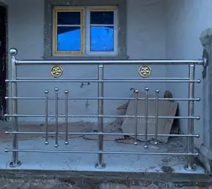 Stainless Handrail Design With Ring Ball