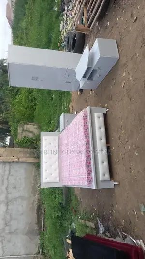 Bed Frame 4x6 With 1 Side Drawer/ Wardrobe/ Shelve