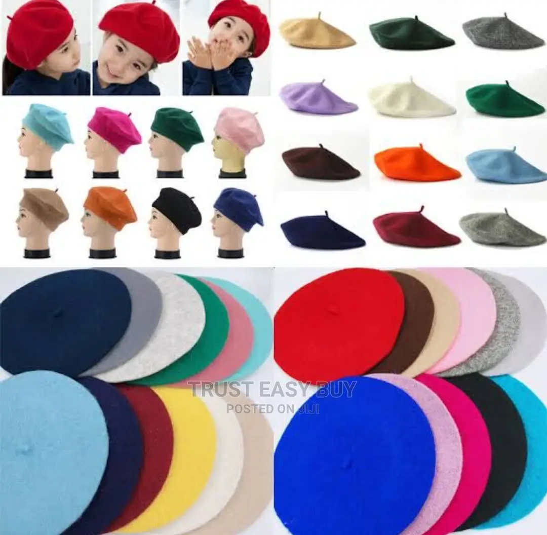 Original Plain Multi Colour Beret