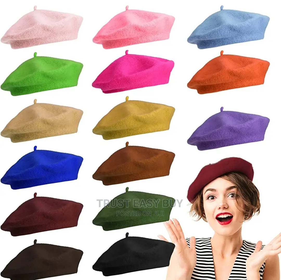 Original Plain Multi Colour Beret