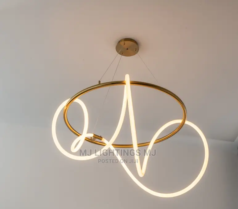 Post Modern Restaurant Notes Long Hose Lamp.