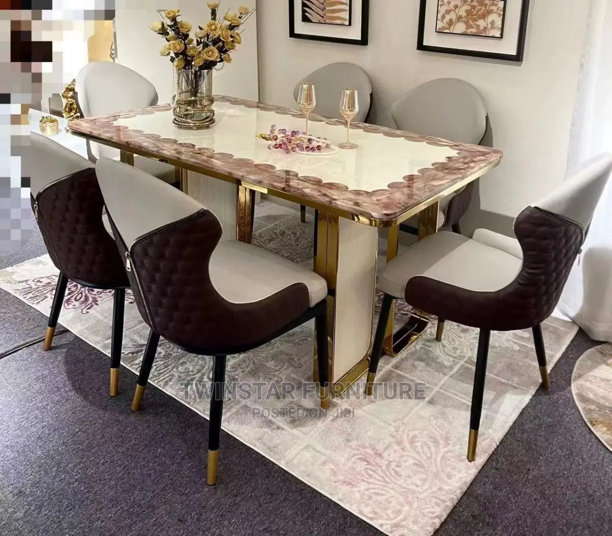 New Modern Royal Dinning Table Set
