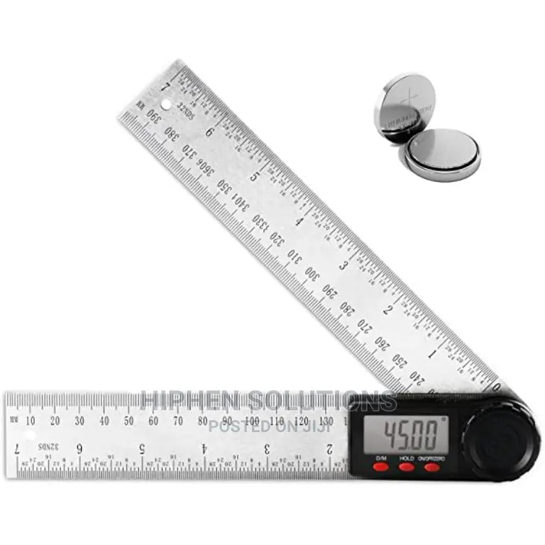 Electronic Digital Display Angle Ruler Protractor Stainless