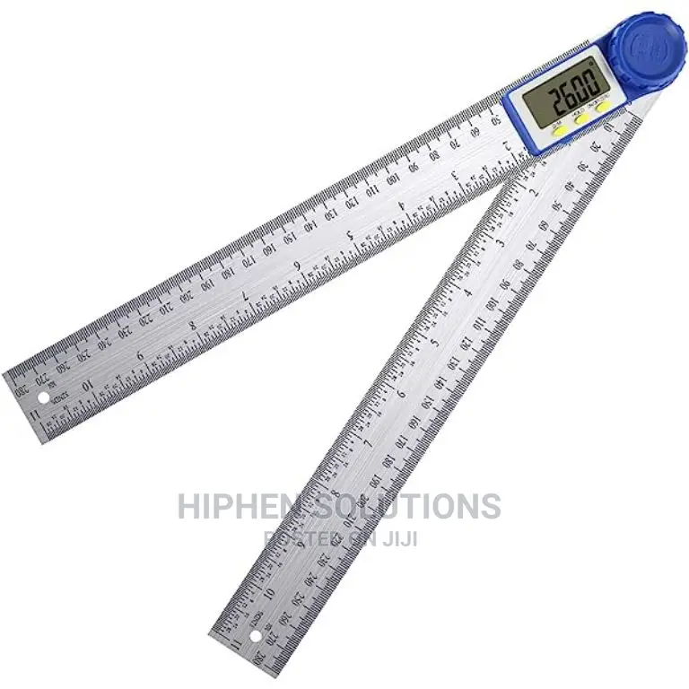 200mm Digital Angle Finder Ruler Stainless Steel