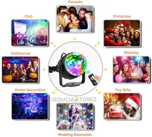 Mini Led Crystal Magic Ball Light Disco Lighting