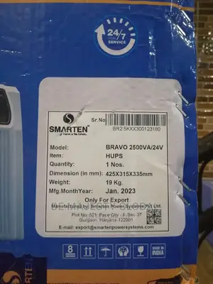 2.5kva Smarten Pure Sine Wave Inverter