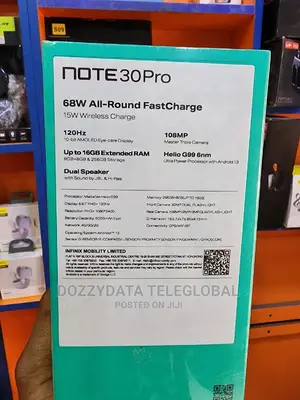 New Infinix Note 30 Pro 256 GB