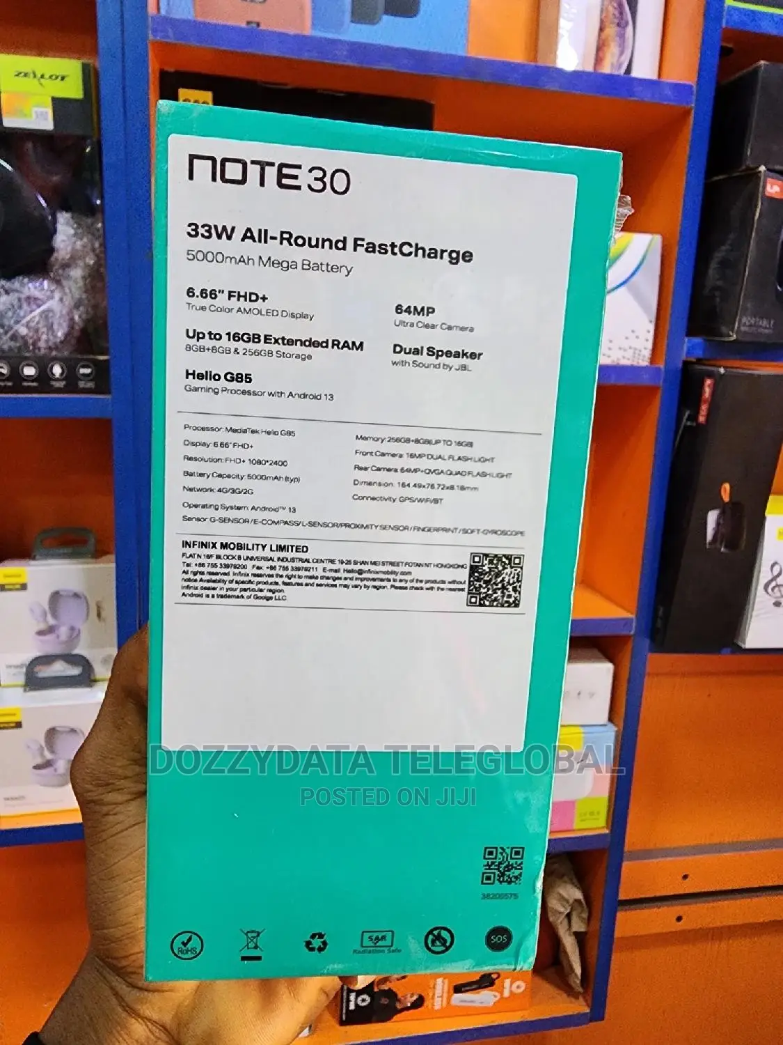 New Infinix Note 30 256 GB