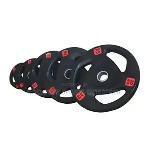 Red and Black Olympic Plate