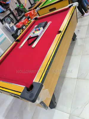 7ft Red Top HDF Coin Snooker Table NEW