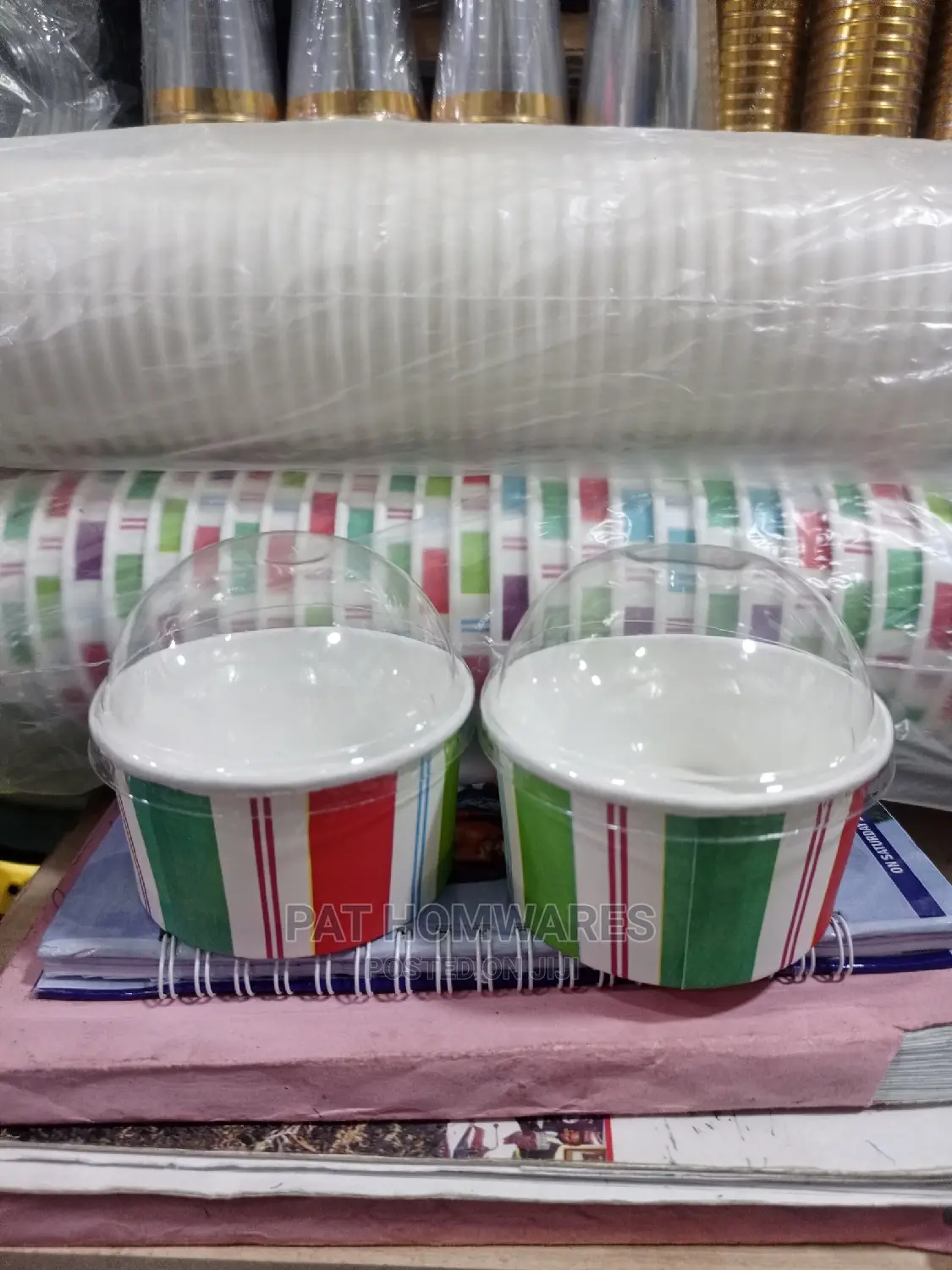 Ice Cream Paper Cup 4.5oz by 50pcs