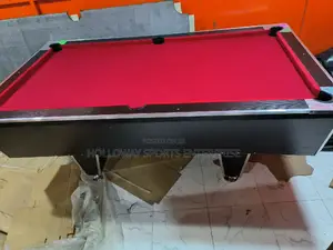 Quality Red Top Snooker With Accessories