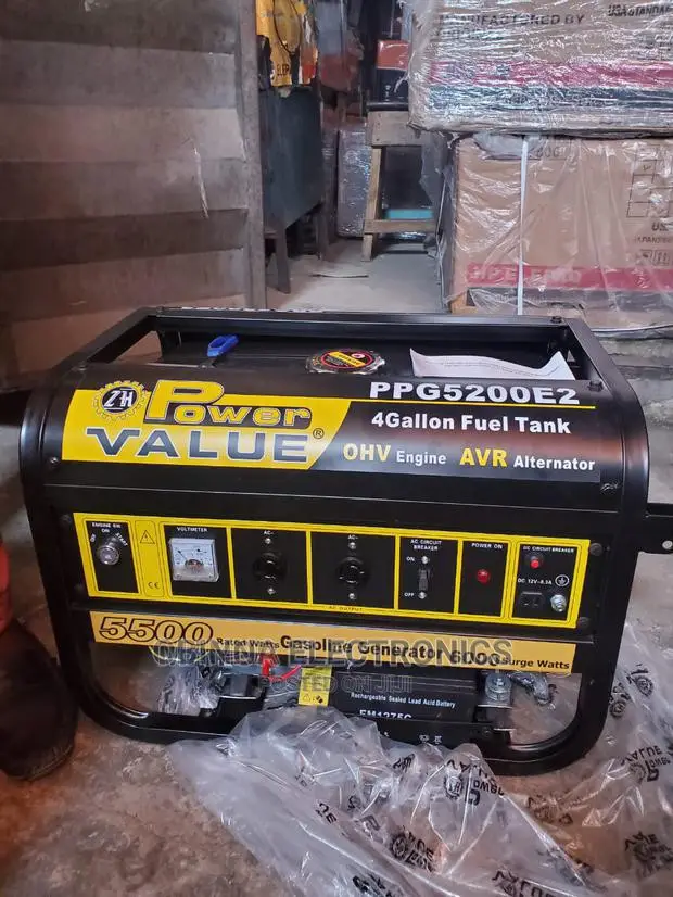 Brand New(Power-Value)3.5kva Generator/ Copper/Key Start/