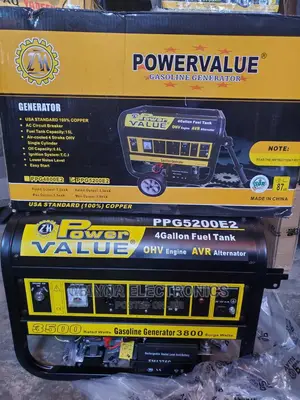 Brand New(Power-Value)3.5kva Generator/ Copper/Key Start/