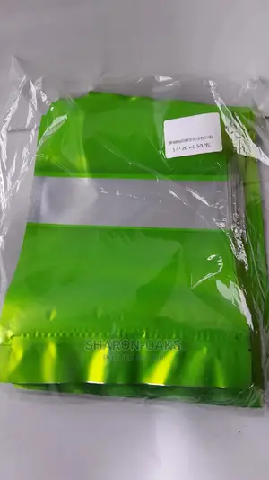 Green Aluminium Foil Pouch 14 X 20cm 50pcs
