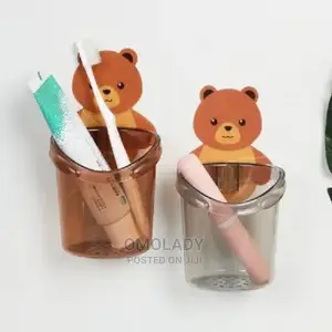 Teddy Bear Toothbrush Holder Cute Bear Storage Rack