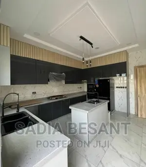 Contemporary Kitchen Cabinet Design With Accessories