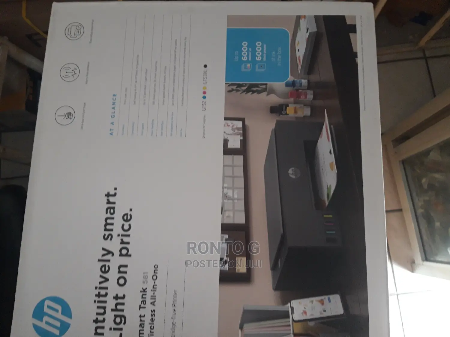 Deskjet Printer Intuitively Smart Tank 581 Printer