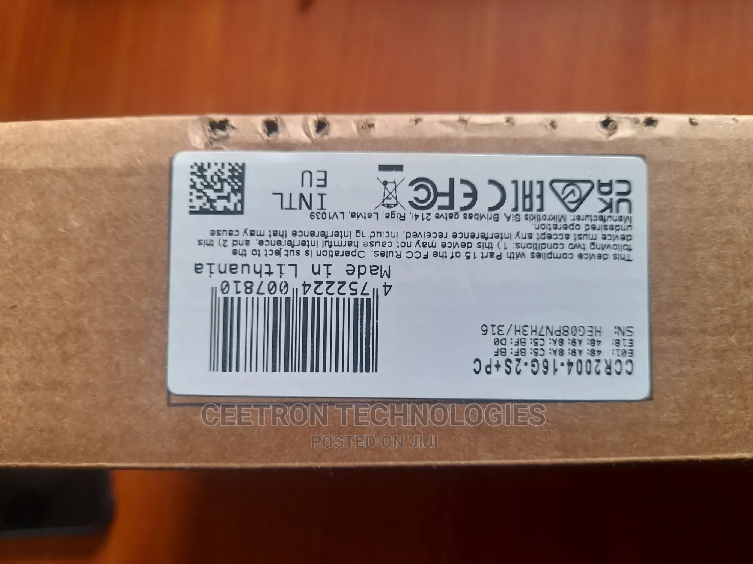 Mikrotik : Ccr2004-16g-2s+Pc