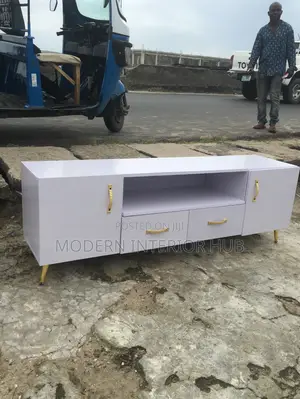 White Television Stand