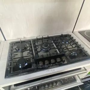 5 Burner Black Stainless Steel Available With Warranty Now
