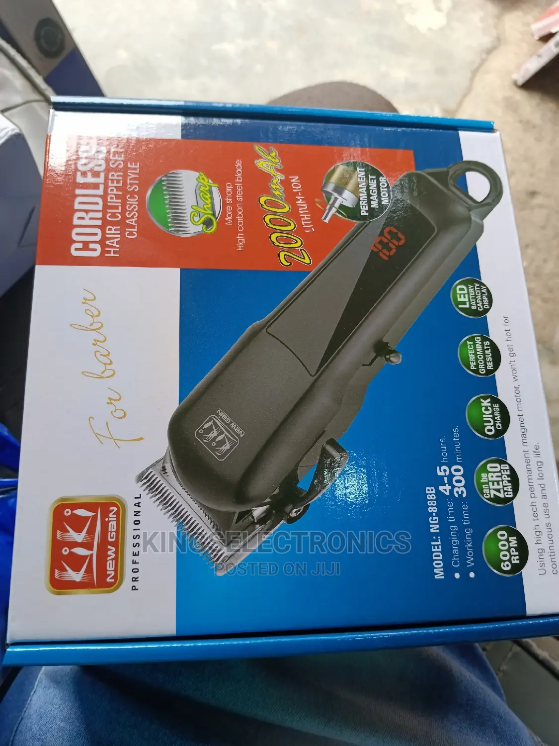 Cordless Hair Clipper Set