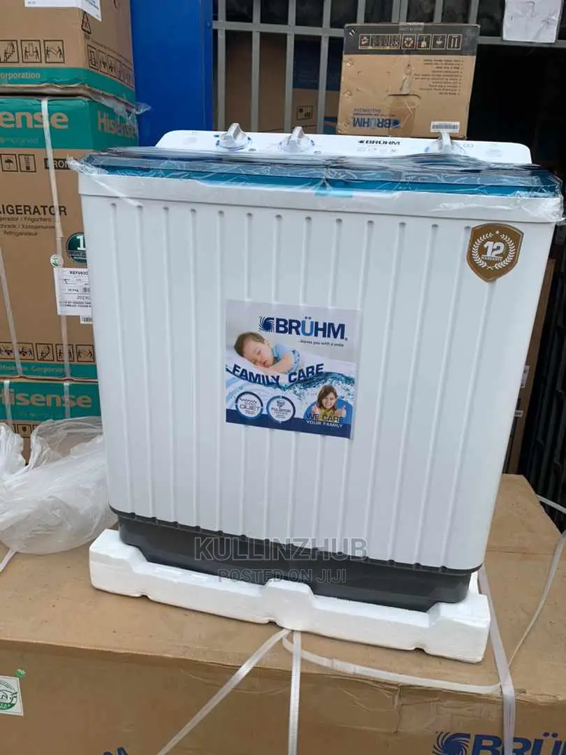 Bruhm 120H Semi-Automatic Top Loader Washing Machine 12 Kg