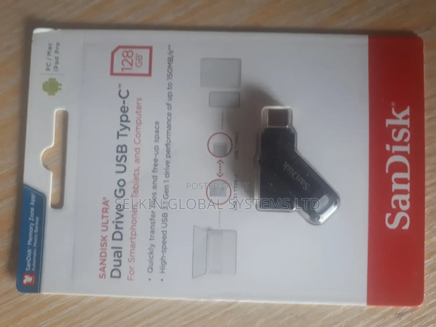 Sandisk 128gb Type C Otg Flash Drive