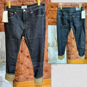 Original GUCCI Blue Jeans Available in Store