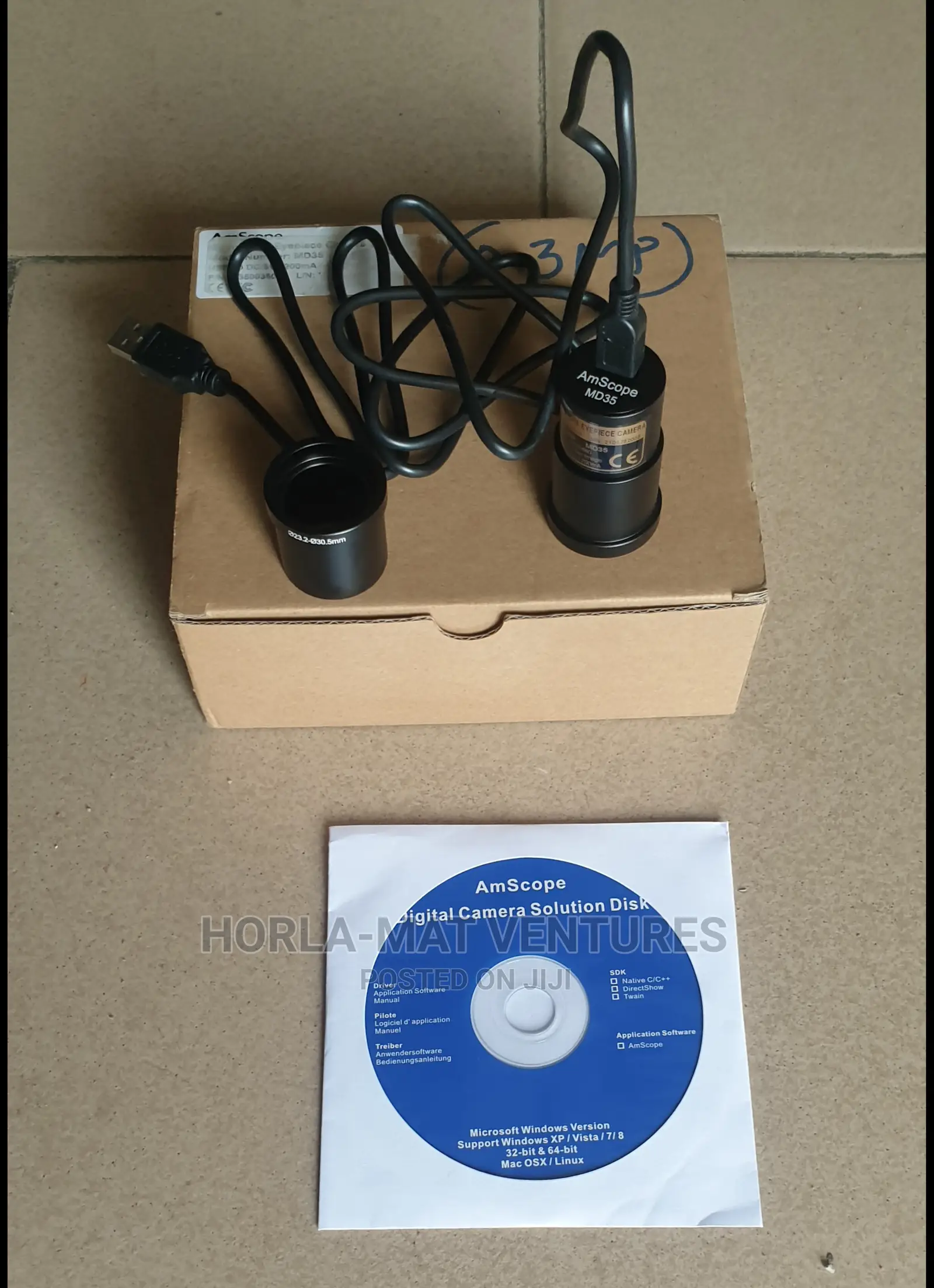 Microscope Camera (0.3mp) With Software Cable