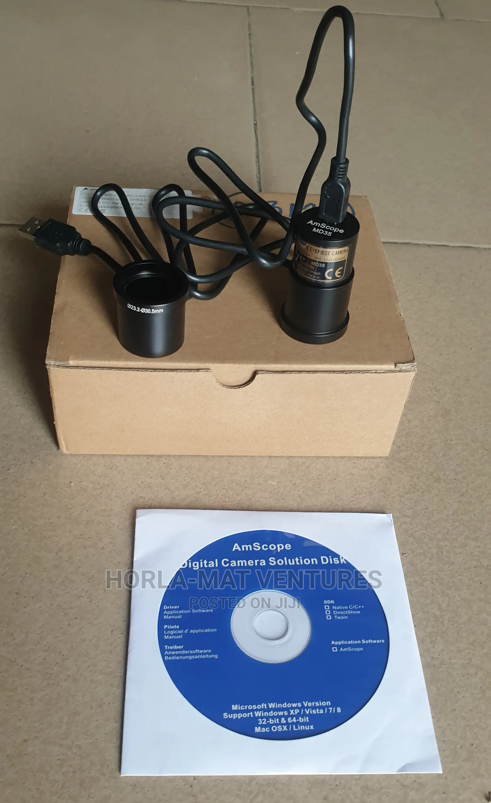 Microscope Camera (0.3mp) With Software Cable