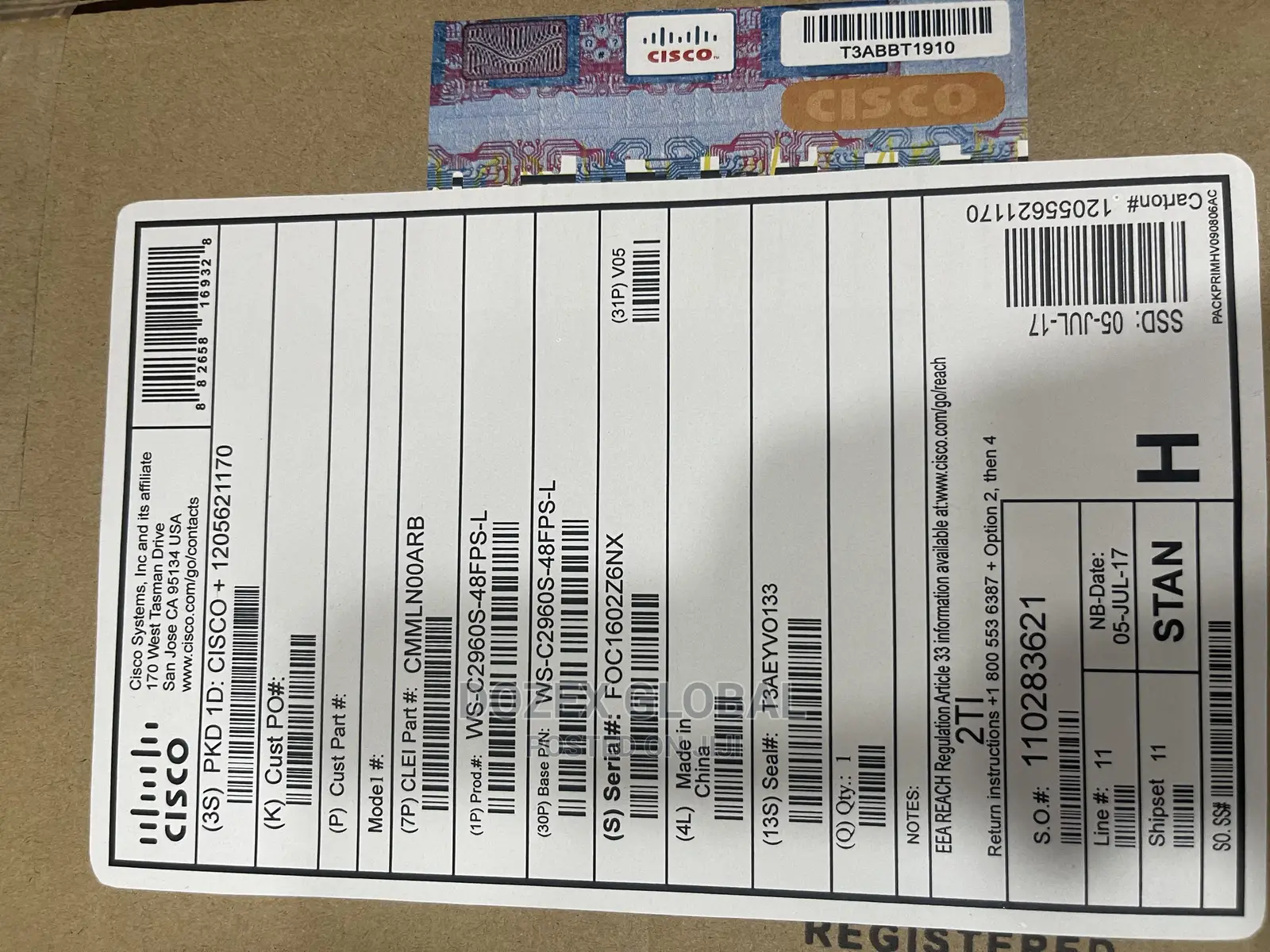 Cisco WSC-2960S-48FPS-L Catalyst Switch
