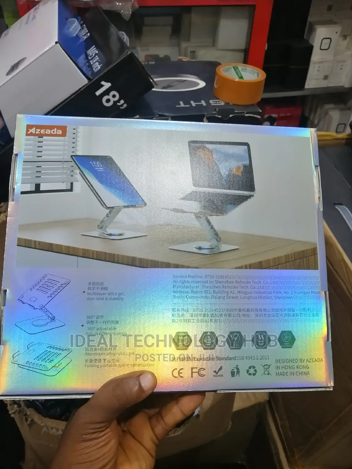 Woogee Series 360 Rotatable Tablet Stand