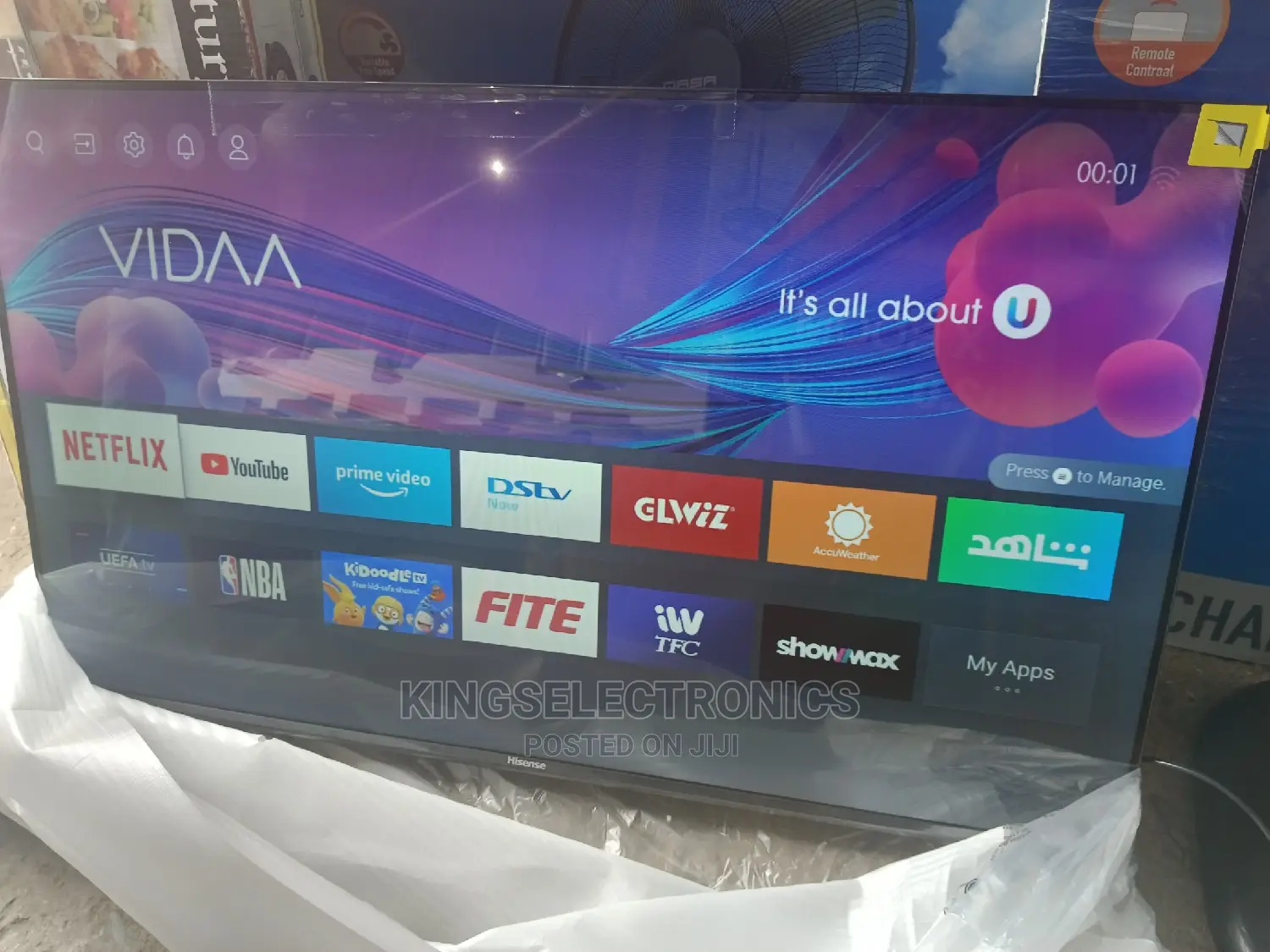 43" Hisense Tv Smart Original