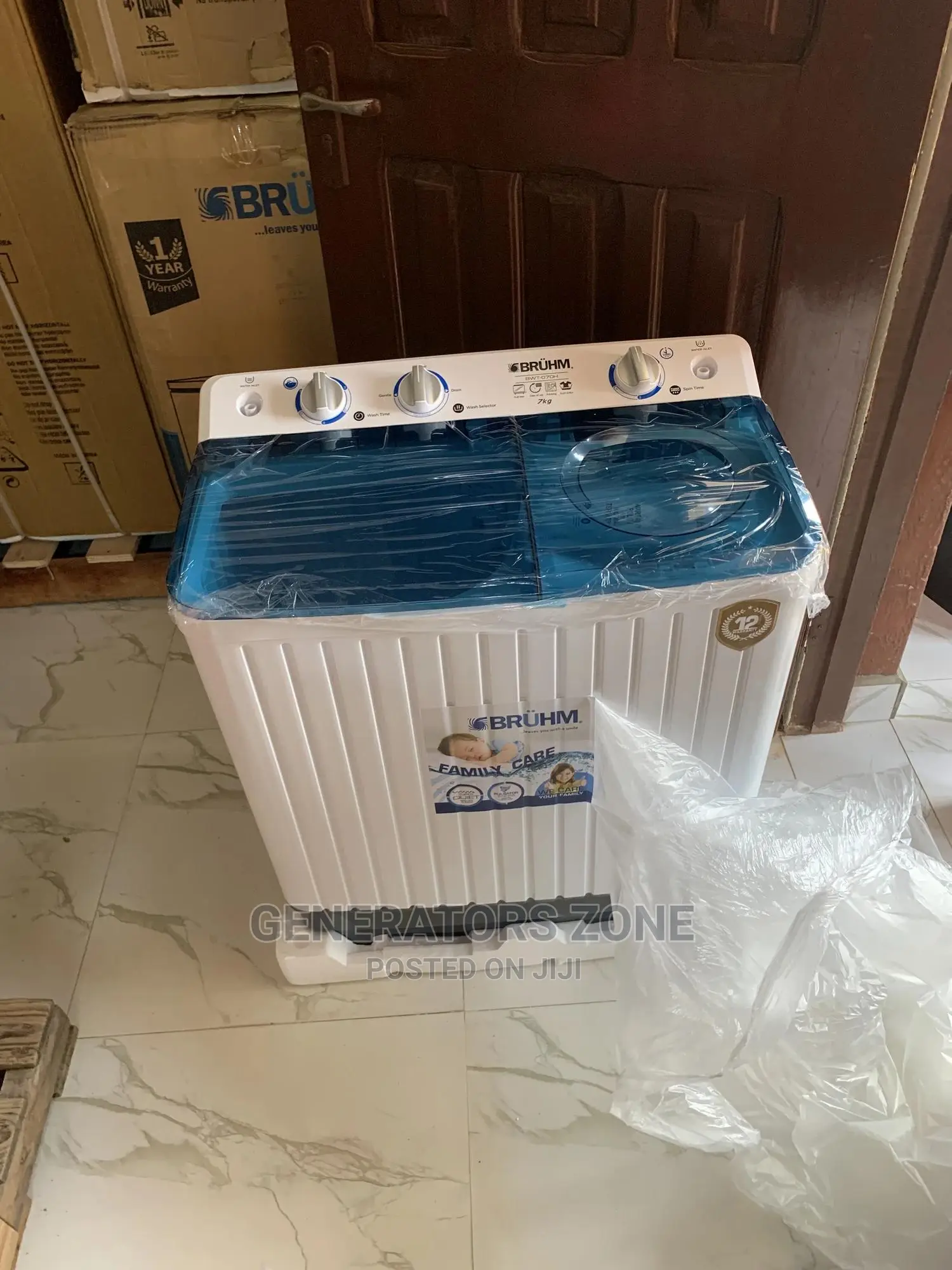 Bruhm 7kg Washing Machine Top Load BWT-070h