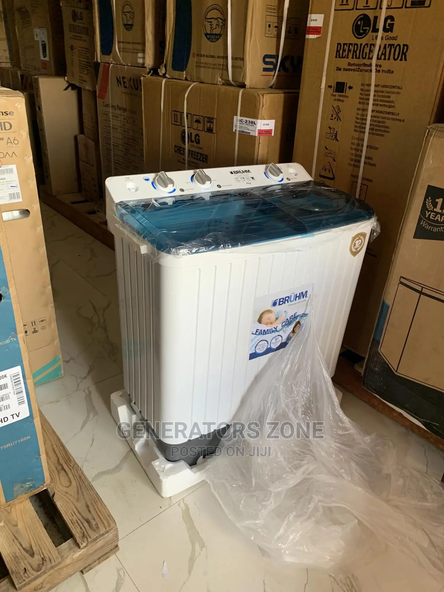 Luxury Top Load Waching Machine Bruhm BWT-070h
