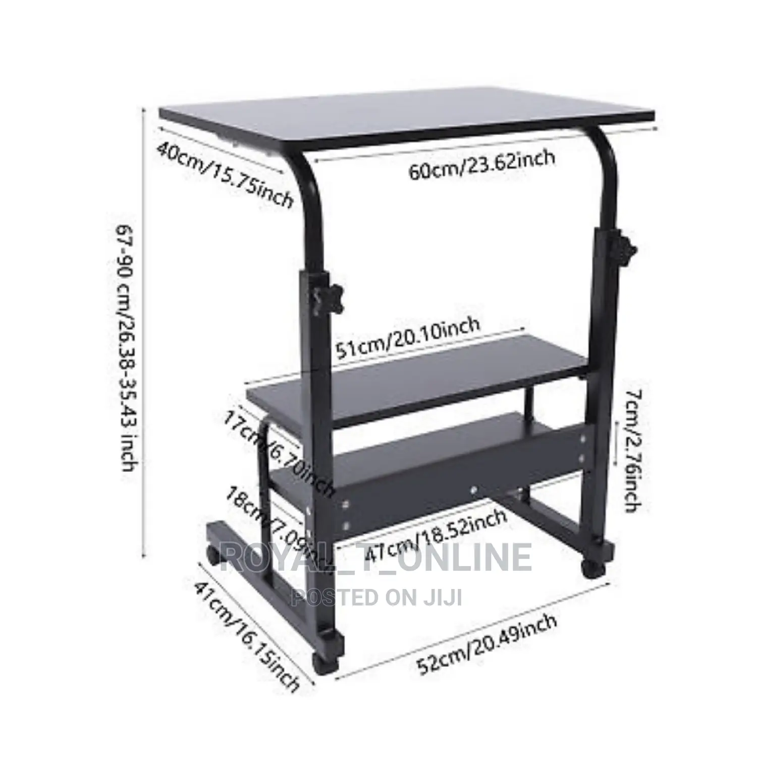3 Layer Moveable Table. Moveable Laptop Table in Abuja