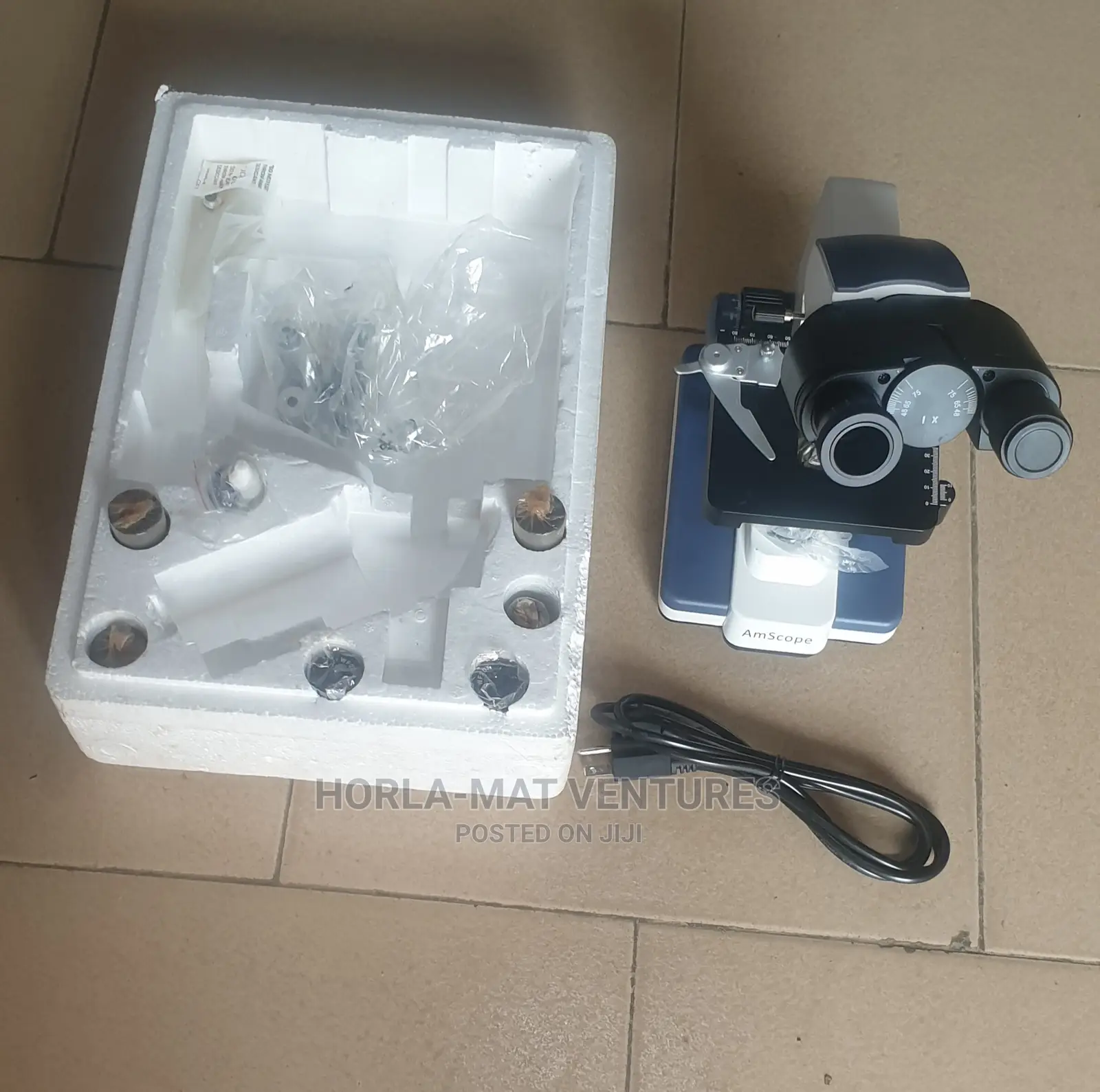 Amscope Binocular Palynology Microscope