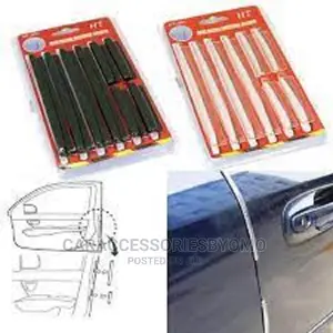 Car Door Edge Protector Strip Available in Black and White