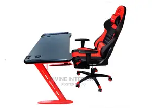 Ergonomic Gaming Chair With Desk