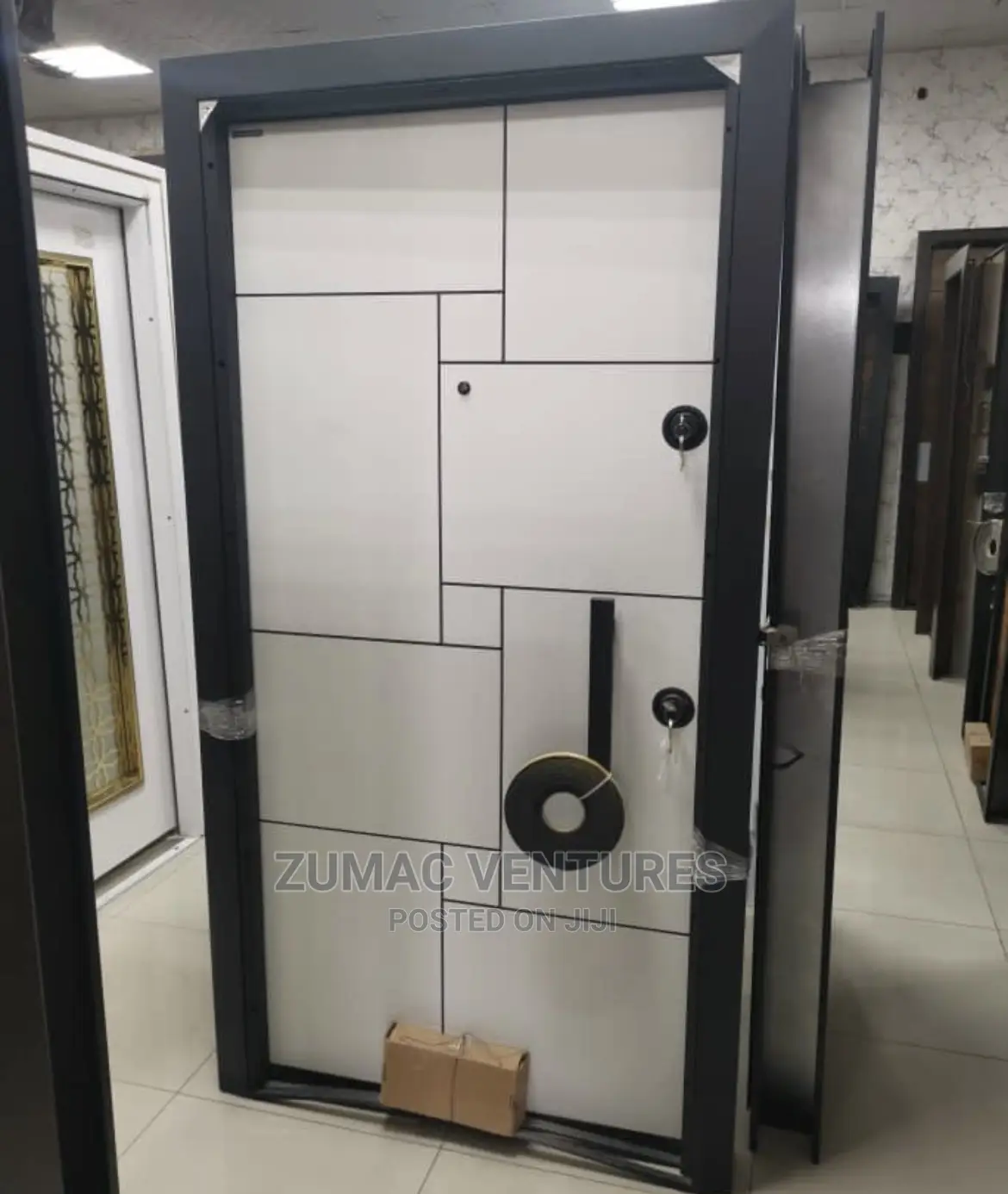 White Turkish Security Door
