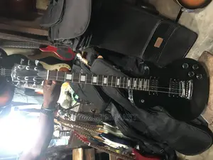 Black Electric Guitar