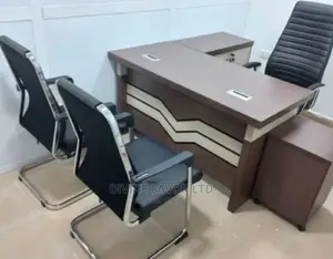 Office Table With Extension and Mobile Drawer