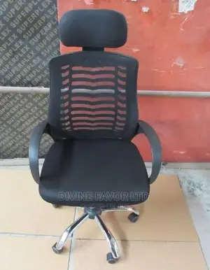 Office Chair Swivel and Adjustable With Headrest.