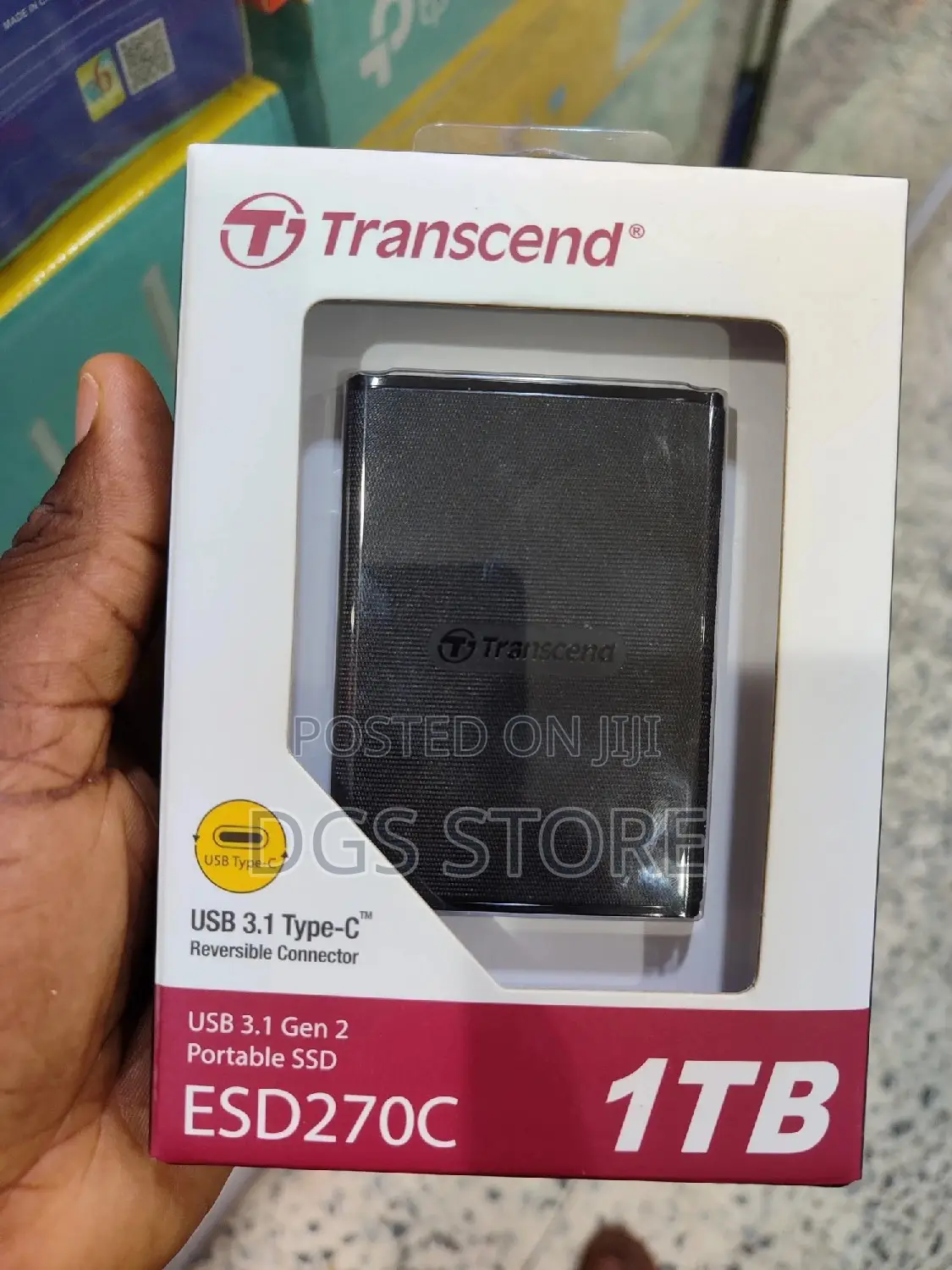 Transcend SSD 1tb Usb 3.1 Gen 2 ESD270C