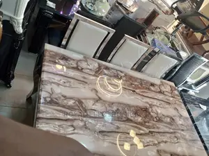 Standard Exquisite Dining Set With 6 Dining Chairs