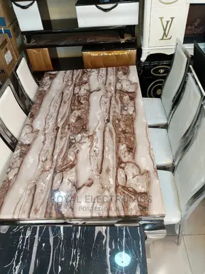 Original Exquisite Dining Set With 6 Dining Chairs