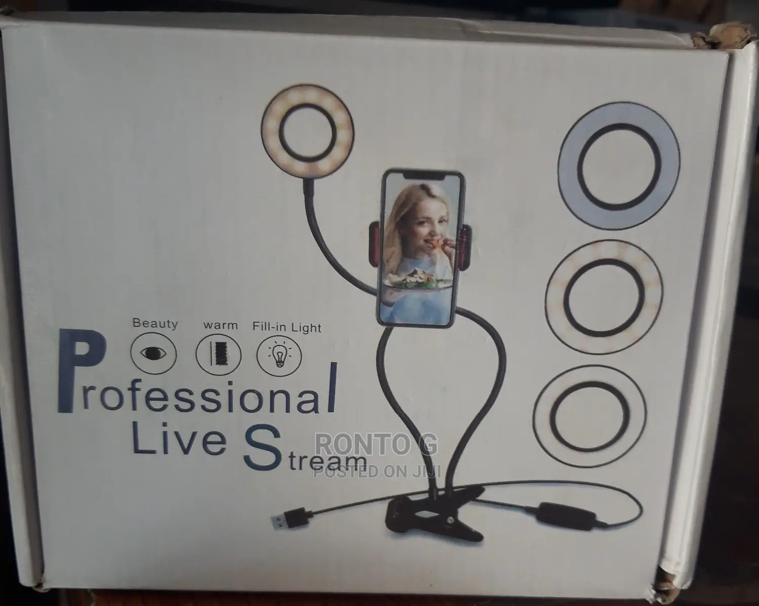 Clipping Ring Light for Professional Live Stream